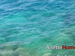 Sweet French babe went to a vacation without her boyfriend, because she wanted casual sex adventures