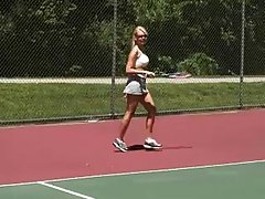 Barbi was having her first tennis class, and right after that she fucked her trainer