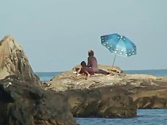 Naked people went to the beach and decided to have sex, while no one is watching
