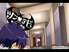 Cartoon girl is about to get fucked in her dream, until she starts screaming from pleasure