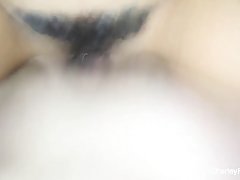 Charismatic brunette with trimmed pussy, Charley Chase got down on her knees to suck dick