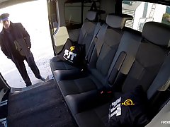 Slutty Russian teen got banged in the back of a car, until she had an orgasm