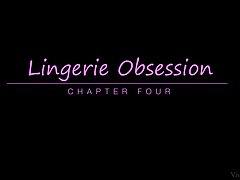 Great looking girls went inside, into the bedroom and made love until they got exhausted