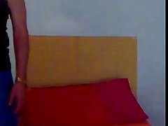 A horny guy is fucking his shy lady, like never before, in front of the camera