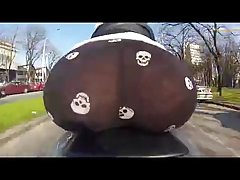 Girls on bikes look amazing, especially if a video was made from the back side