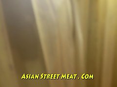 Slutty Thai babe got tied up and fucked in a hotel room by a horny stranger