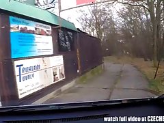 Nasty guy gave a free ride to a slutty teen, just to fuck her a bit