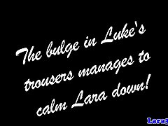 Horny milf with dark hair hired a handsome guy to fuck her until she gets satisfied