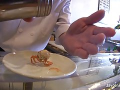 Jayden James was recognized in a local restaurant where people like to watch porn videos