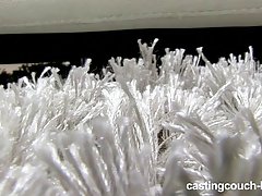 Blonde teen was almost crying while her boyfriend was drilling her twat from the back